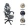 Cadeira Gamer Stillus Ergonômica Oficial Apoio De Pés Preta / Branca