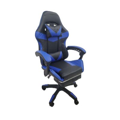 Cadeira Gamer Stillus Ergonômica Oficial Apoio De Pés Azul