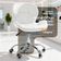 Cadeira Office Eiffel Slim Ajustável Oficial Branco