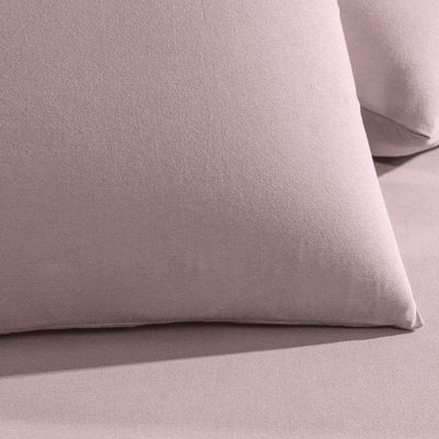 Jogo De Cama Solteiro King 2 Peças Altenburg Malha Fio Penteado Rosê Natural