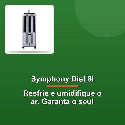 Climatizador Evaporativo Symphony Diet 8I 8L 60hz 110V