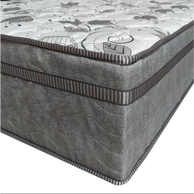 Cama Box Baú King 193 Bipartido Tecido Sintético Branco Com Colchão De Molas Ensacadas Evolution - Probel - 72x128x188