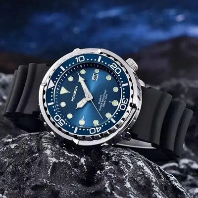 Relógio Masculino Foxbox 0024 Esporte Prova D água Com Cronógrafo Azul