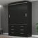 Guarda Roupa Casal Veneza Premium 2 Portas De Correr 6 Gavetas - Black Black