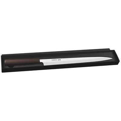 Faca Yanagiba Tramontina Sushi Lâmina Em Aço Inox E Cabo De Nylon 13" 24230043