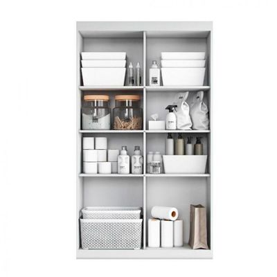 Armário Aramóveis Multiuso Com 4 Portas Branco