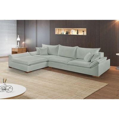 Sofá Martins M-201 Boucle De Canto Estofados Martins Boucle Verde