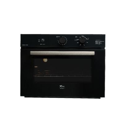 Forno A Gás De Embutir Fischer Easy Clean Infinity 50 Litros Com Grill Preto 220V