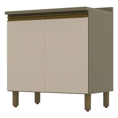 Balcão De Cozinha Connect 2 Portas 80 Cm Duna Cristal - Henn