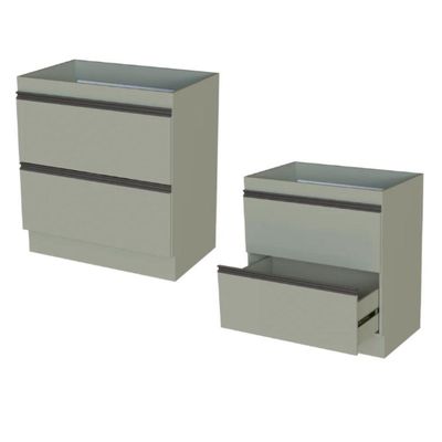 Balcão De Cozinha 80cm Com 2 Gavetas Planejado Multiuso Resistente Corda