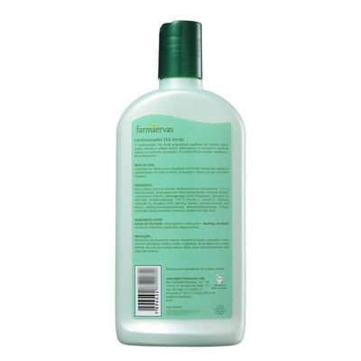 Kit 2 Condicionador Cabelo Misto 320ml Chá Verde Farmaervas