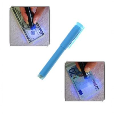 Caneta Identificadora De Notas Falsas Luz Negra Uv