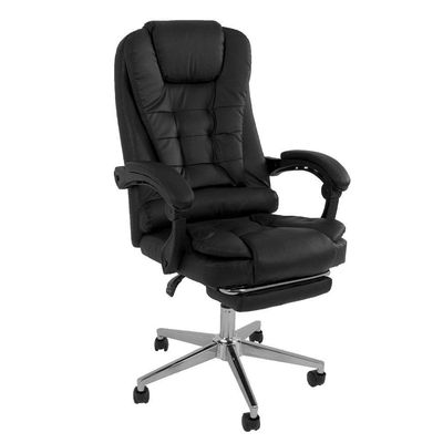 Cadeira De Escritorio Ergonomica Presidente Apoio Para Pés Preto