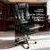 Cadeira De Escritorio Ergonomica Presidente Apoio Para Pés Preto
