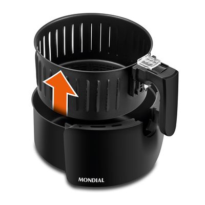 Fritadeira Air Fryer 3,5L Mondial AF35BF Preta 127V