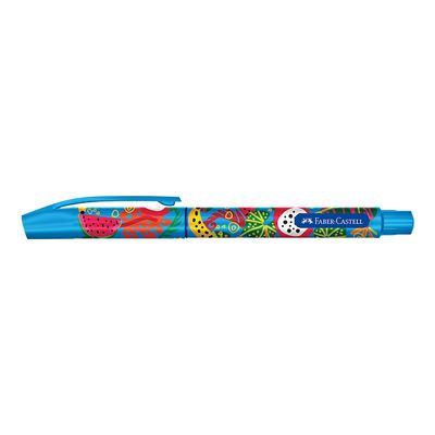 Caneta Esferográfica 1.0 Azul e Preta C2 Botânica ES/PPC101 - Faber