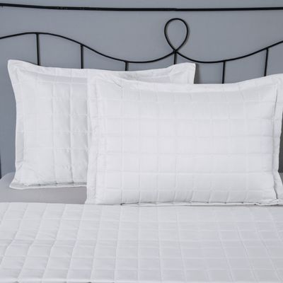 Porta Travesseiro Matelado Soft 1 Peça 70cm x 50cm 100% Poliéster - Branco
