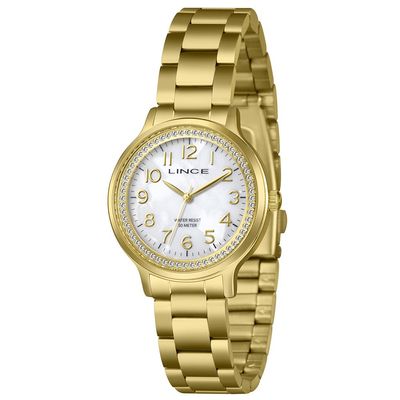 Relógio Lince Feminino Ref: Lrgh261l36 B2kx Casual Dourado