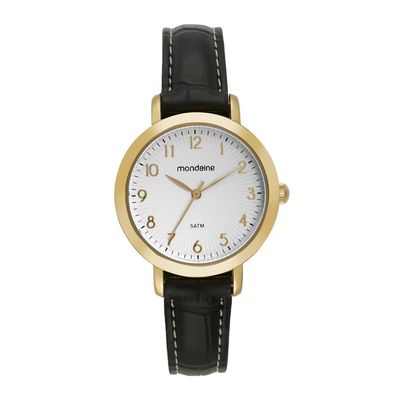 Relogio Mondaine Feminino Ref: 99756lpmvdh1 Casual Dourado