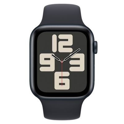 Apple Watch SE (GPS 44 mm) Caixa Meia-noite de Alumínio Pulseira Esportiva Meia-noite