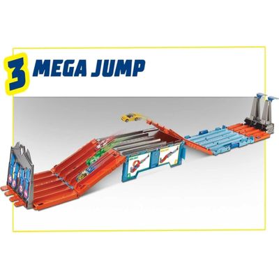 Pista Hot Wheels Caixa De Corridas 3 Em 1 Mattel - GKT87