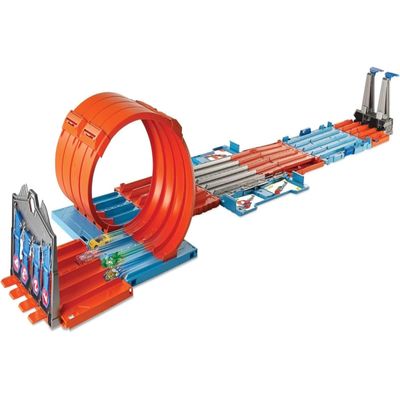 Pista Hot Wheels Caixa De Corridas 3 Em 1 Mattel - GKT87