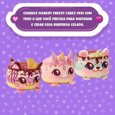Pelúcia Surpresa Geladeira Cookeez Makery Freezy Cakez - Candide 4352