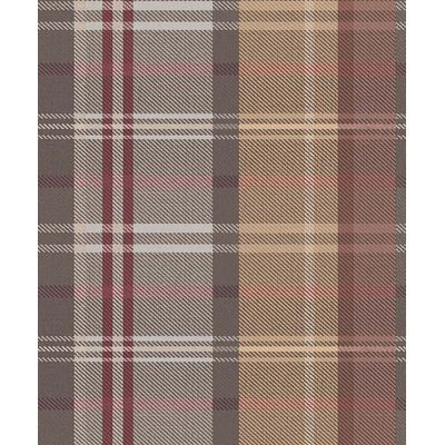 Papel de Parede Botany House Xadrez Roxo 15568