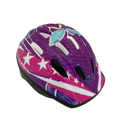 Capacete Criança infântil bicicleta esporte Radical Elleven M / Lilás