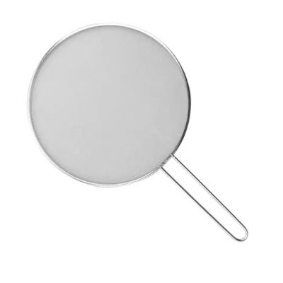 Tela Anti Respingo para Fritura em Aço Inox 25 cm Tampa Panela