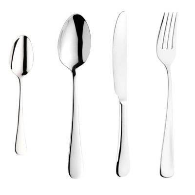 Jogo de Faqueiro 24 Peças Aço Inox Top Chef Completo para 6 Pessoas
