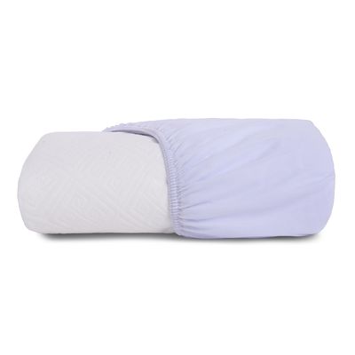 Protetor Colchão Jacquard Impermeável Queen  3 Peças - Branco - 100% Poliéster