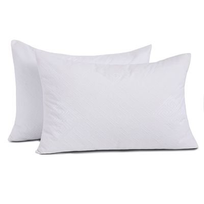 Protetor Colchão Jacquard Impermeável Queen  3 Peças - Branco - 100% Poliéster