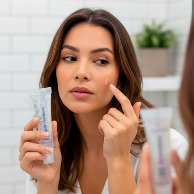 Prime Facial Efeito Porcelana Maquiagem
