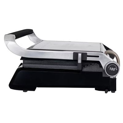 Grill Elétrico G1500G Gourmand Gris 1500W Abertura 180° Chapas Removíveis Antiaderente Black+Decker Inox