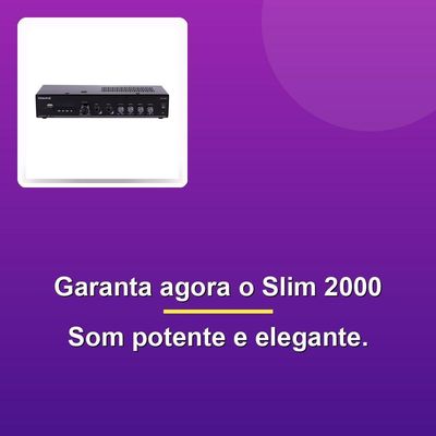 Amplificador Frahm Slim 2000 Optical G6
