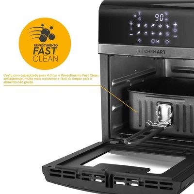 Air Fryer Oven Philco 12L Kitchen Art Digital KFR02 220V