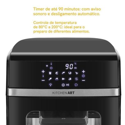 Air Fryer Oven Philco 12L Kitchen Art Digital KFR02 220V