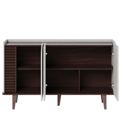Aparador Buffet Jurerê Off White Matte Nogueira Real - Colibri