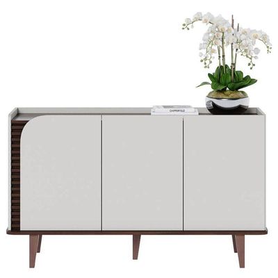 Aparador Buffet Jurerê Off White Matte Nogueira Real - Colibri