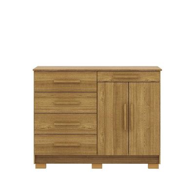 Cômoda Sapateira 2 Portas 5 Gavetas Nature Brisa