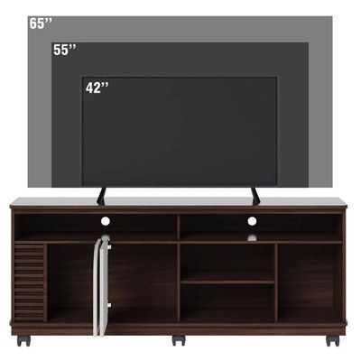 Rack Bancada Jurerê 1.5 Nogueira Real Off White Matte - Colibri