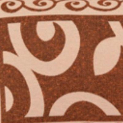 Almofada Decorativa Turin Retangular Com Refil 58% Algodão / 42% Poliéster - Arabesco Coral