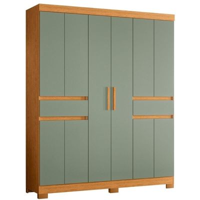 Armário De Quarto E Prateleiras 10 Portas Cinamomo