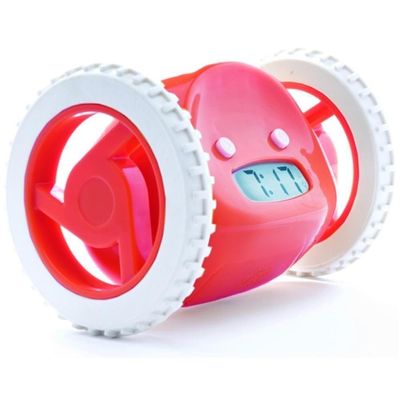 Relogio Despertador Fugitivo Corredor Com Rodas Clocky Digital Infantil Giratorio Maluco