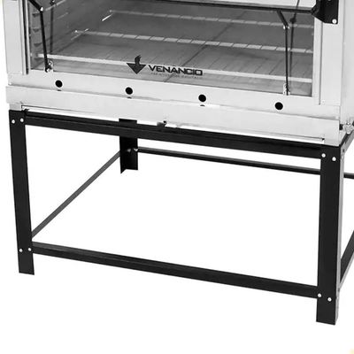 Forno Industrial Venâncio A Gás Roma Inox 90 Cm Com Pedra Refratária Gás Glp Firi90