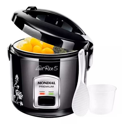 Panela elétrica a vapor Mondial NPE-08  Preto 127V