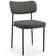 Cadeira Decorativa Estofada Para Sala De Jantar Melina L02 Linho Mescla Chumbo - Lyam Decor