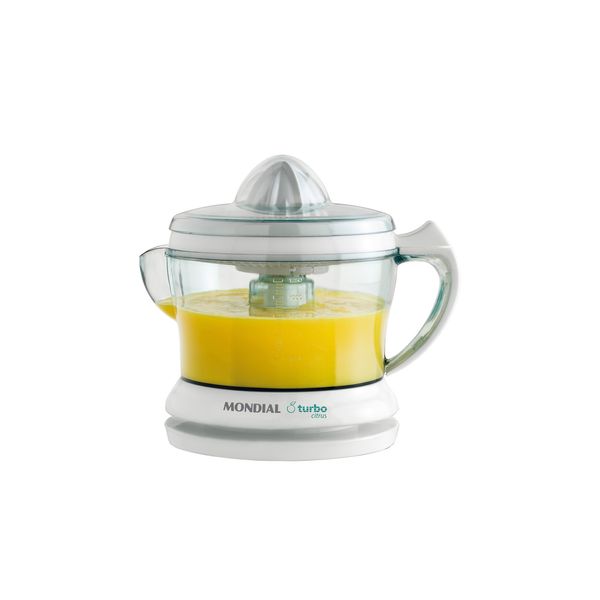 Espremedor de Frutas Mondial Citrus E01 1,25L Branco 25W - 110V Espremedor de Frutas Mondial Citrus E01 1,25L Branco 25W - 110V