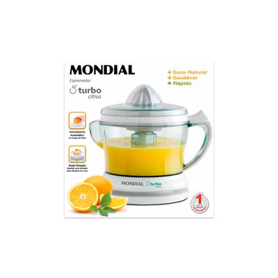 Espremedor de Frutas Mondial Citrus E01 1,25L Branco 25W - 110V
